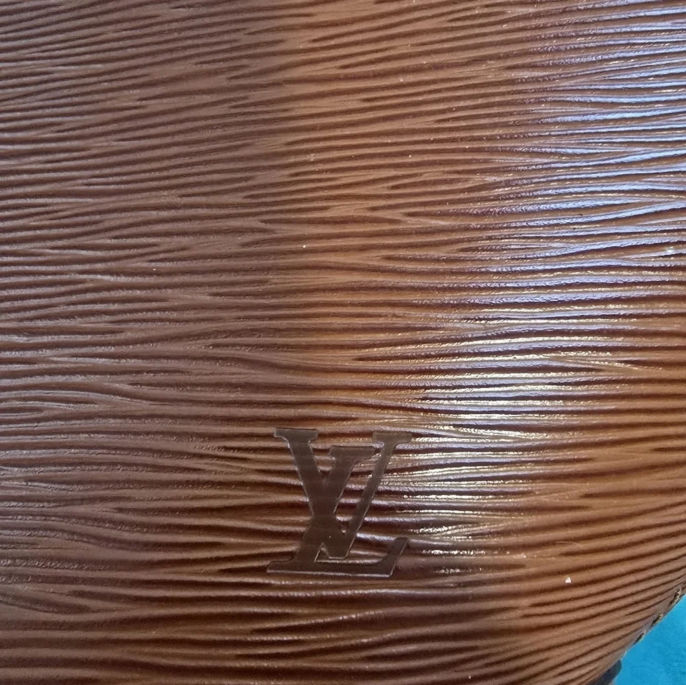 Louis Vuitton Brown Structured Tote Bag